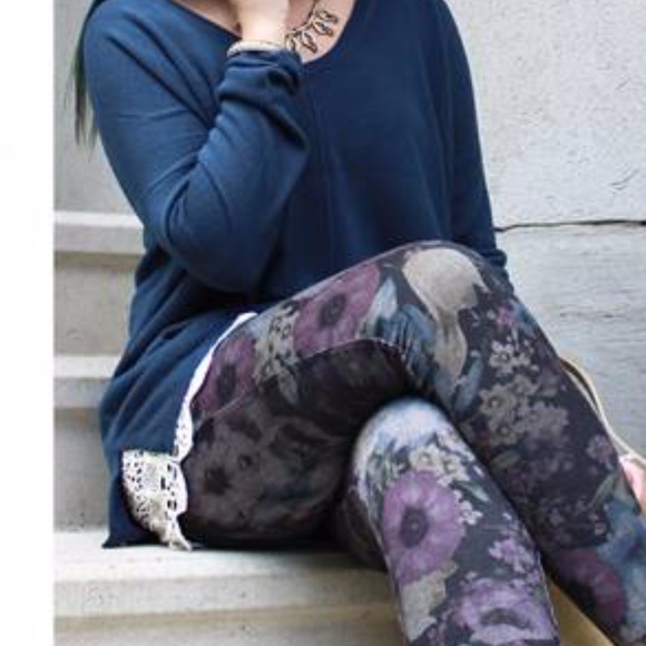 Floral Jeggings - Picture 1 of 5